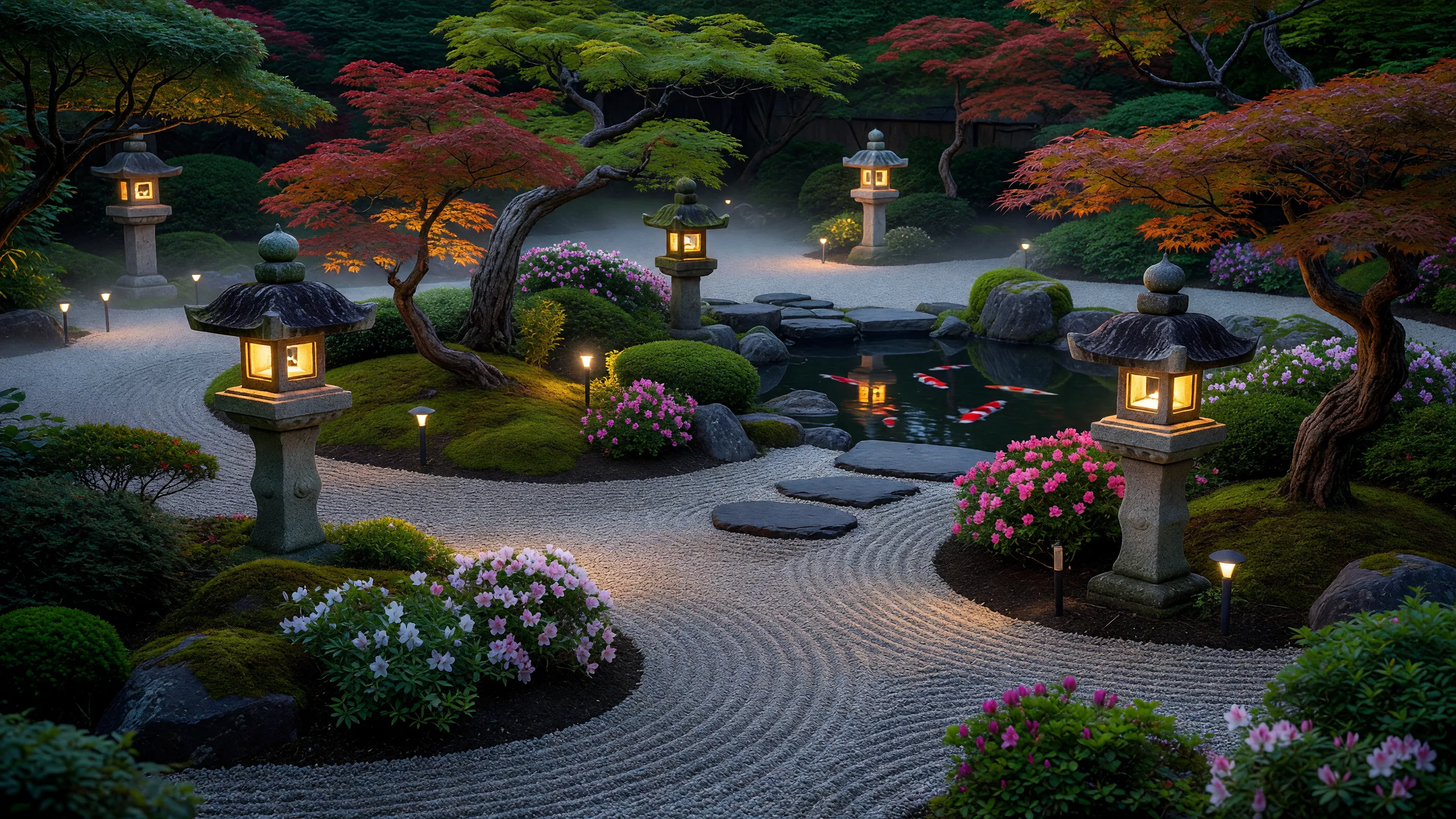 庭の照明