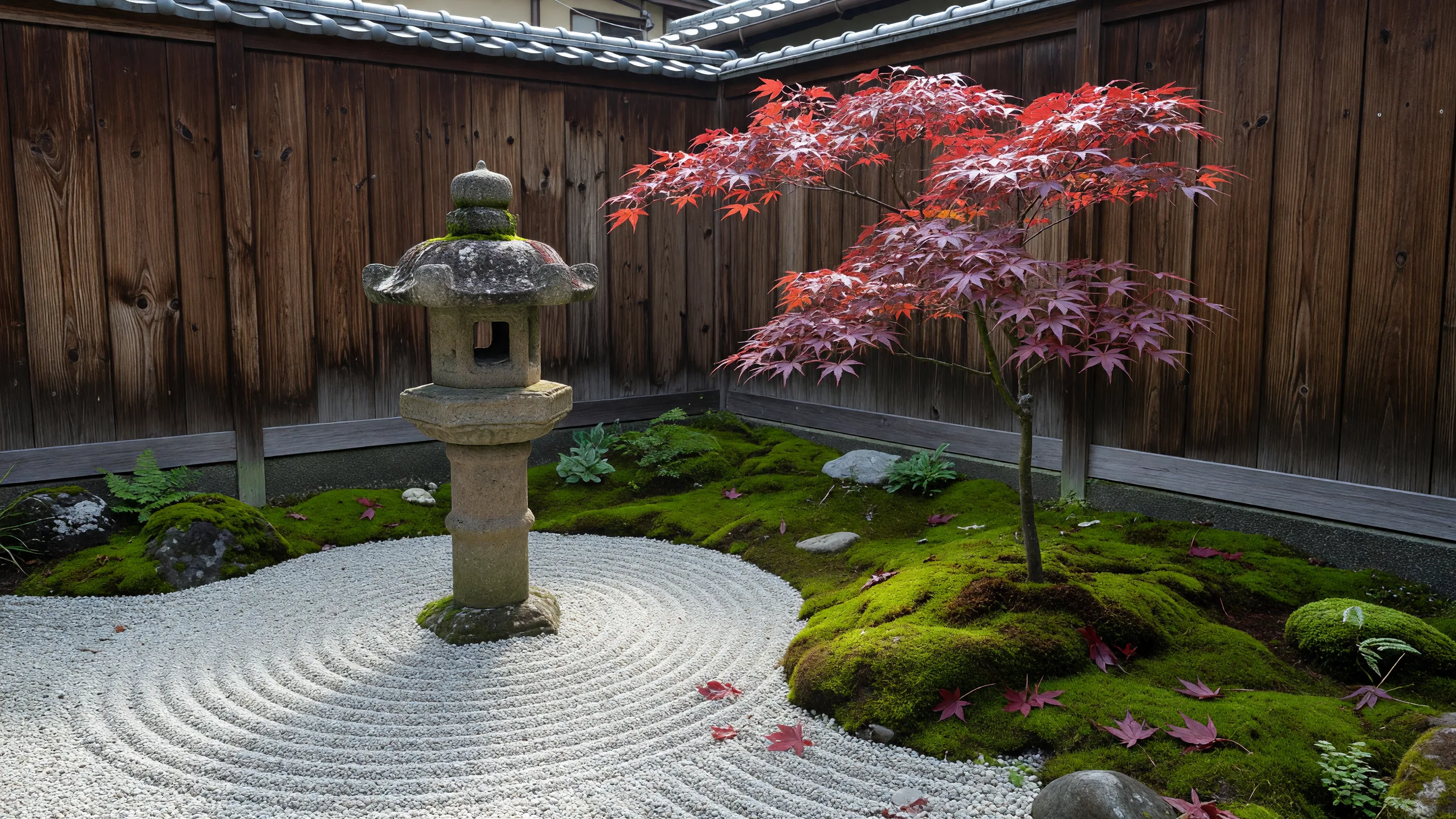 コンパクトな日本庭園のイメージ